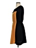 Jaye.e. Color Block Orange Casual Dress Size S - photo 5