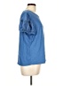 Kathy Ireland Blue Short Sleeve Top Size L - photo 4