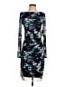 DKNY Camo Blue Cocktail Dress Size 4 - photo 1