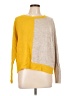Saturday Sunday Color Block Yellow Pullover Sweater Size L - photo 1