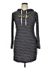 Assorted Brands Stripes Gray Casual Dress Size XL - photo 1