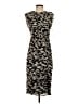 DKNY Animal Print Gray Cocktail Dress Size 2 (petite) - photo 1
