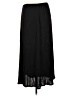 Eileen Fisher Solid Black Formal Skirt Size L - photo 2