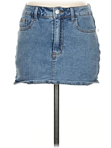 Shein Denim Skirt (view 1)