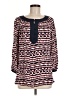 Vineyard Vines 100% Silk Blue 3/4 Sleeve Silk Top Size M - photo 1