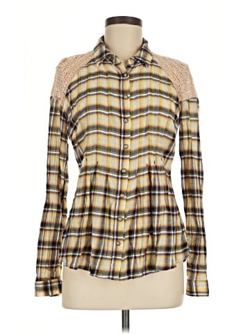 Free People Long Sleeve Button-Down Shirt (view 1)