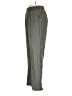 Ci Sono Chevron-herringbone Gray Linen Pants Size L - photo 5