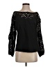Marciano Black Long Sleeve Blouse Size 2 - photo 1