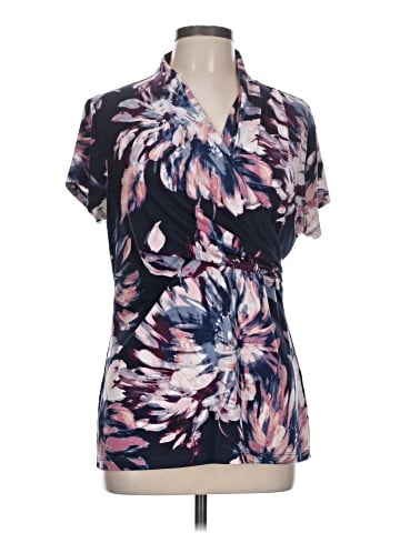DKNY Short Sleeve Blouse (view 1)