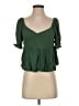 O'Neill 100% Viscose Green 3/4 Sleeve Blouse Size S - photo 1