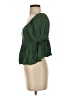 O'Neill 100% Viscose Green 3/4 Sleeve Blouse Size S - photo 5