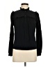 Boden 100% Cotton Black Long Sleeve Blouse Size 6 - photo 1