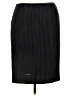 Escada Stripes Black Wool Skirt Size EU 46 / US 16 - photo 1