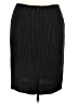 Escada Stripes Black Wool Skirt Size EU 46 / US 16 - photo 2