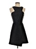 Topshop Metallic Black Cocktail Dress Size 2 - photo 1