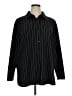 Nordstrom Stripes Black Long Sleeve Blouse Size XL - photo 1