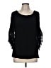 Elan Black 3/4 Sleeve Blouse One size - photo 1