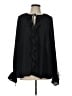 H&M 100% Polyester Black Long Sleeve Blouse Size L - photo 1