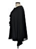 H&M 100% Polyester Black Long Sleeve Blouse Size L - photo 5