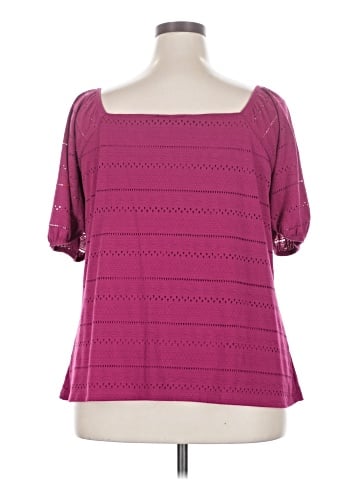 Lane Bryant Short Sleeve Blouse (view 2)