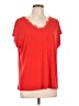Cato Red Short Sleeve Top Size L - photo 1