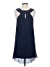 Forever 100% Polyester Solid Blue Cocktail Dress Size S - photo 2