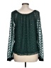 Ann Taylor LOFT Green Long Sleeve Blouse Size L - photo 2