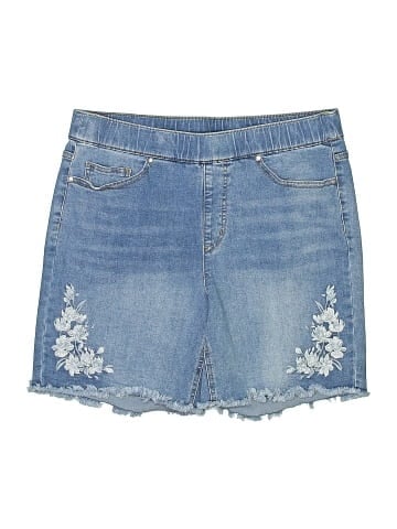 Isaac Mizrahi LIVE! Denim Shorts (view 1)
