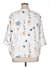 Unbranded Floral White 3/4 Sleeve Blouse Size XL - photo 2