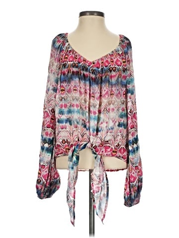 Karen Kane Long Sleeve Blouse (view 1)