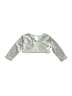 Youngland 100% Polyester Metallic Silver Cardigan 9-12 MO / 12 MO - photo 1