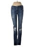 Zara Hearts Blue Jeans Size 4 - photo 1