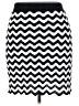 Ava & Viv 100% Polyester Chevron-herringbone White Casual Skirt Size XXL - photo 2