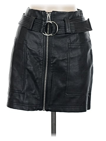 Topshop Faux Leather Skirt (view 1)