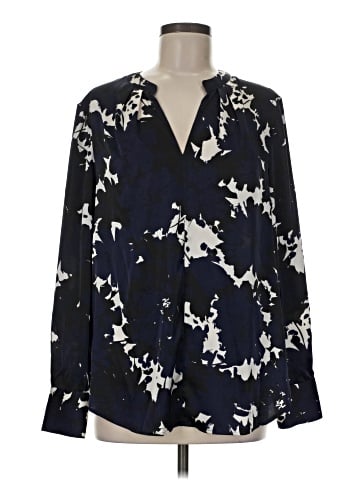 Anne Klein Long Sleeve Blouse (view 1)