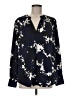 Anne Klein Black Long Sleeve Blouse Size M - photo 1