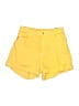 Monki Solid Yellow Shorts Size 27 waist - photo 1