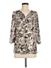 Ann Taylor LOFT 100% Polyester Ivory 3/4 Sleeve Blouse Size M - photo 1