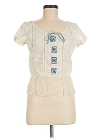 Lucky Brand Short Sleeve Blouse (view 1)