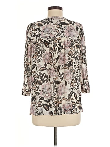 Ann Taylor LOFT 3/4 Sleeve Blouse (view 2)