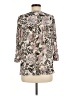 Ann Taylor LOFT 100% Polyester Ivory 3/4 Sleeve Blouse Size M - photo 2