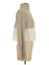 Leith Color Block Tan Ivory Turtleneck Sweater Size XXS - photo 4