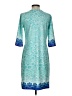 Guy Harvey Teal Casual Dress Size S - photo 2
