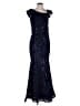 Xscape 100% Polyester Blue Cocktail Dress Size 10 - photo 1