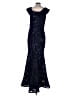 Xscape 100% Polyester Blue Cocktail Dress Size 10 - photo 2