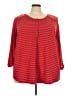 Avenue Red 3/4 Sleeve T-Shirt Size 26 - 28 Plus - photo 1