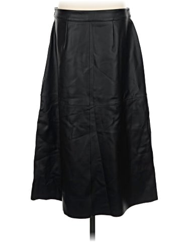 Elizabeth and James Faux Leather Skirt (view 2)
