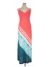 MICHAEL Michael Kors Graphic Teal Casual Dress Size XL - photo 1