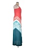 MICHAEL Michael Kors Graphic Teal Casual Dress Size XL - photo 4