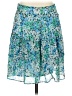 Ann Taylor LOFT 100% Polyester Floral Blue Casual Skirt Size S - photo 1
